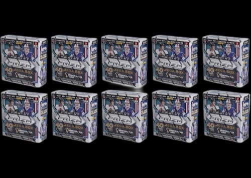 2021 Panini Prizm Football Mega Box (Green Pulsars) 10x Lot