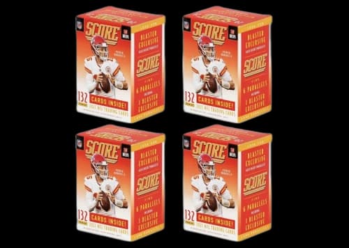 2021 Panini Score Football Blaster Box 4x Lot