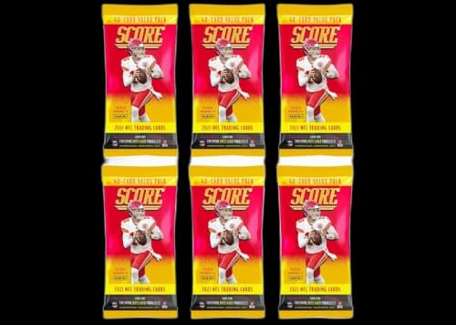 2021 Panini Score Football Fat Pack 6x lot