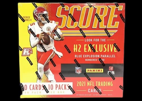 2021 Panini Score Football H2 Hobby Hybrid Box