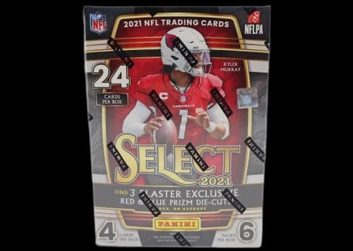 2021 Panini Select Football Blaster Box (Red & Blue Prizm Die-Cuts)