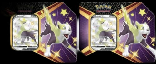 Pokémon GCC Spada e Scudo Destino Splendente Boltund-V Tin (ITA) 2x Lot