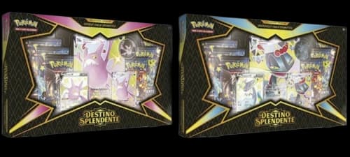 Pokémon GCC Spada e Scudo Destino Splendente Collezione Premium Shiny Crobat-VMAX/Shiny Dragapult-VMAX (ITA) 2x Lot