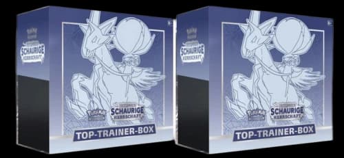 Pokémon TCG Schwert & Schild Schaurige Herrschaft Top Trainer Box (Schimmelreiter-Coronospa) 2x Lot