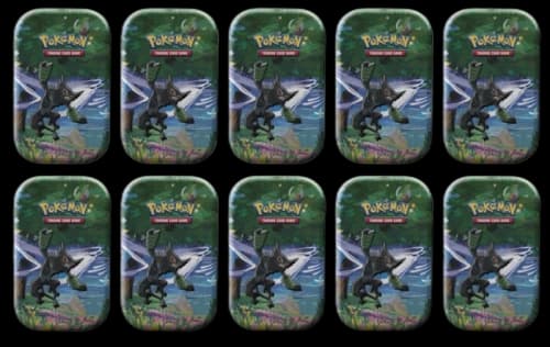Pokémon TCG Shining Fates Zarude Mini Tin 10X Lot