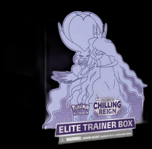 Pokémon TCG Sword & Shield Chilling Reign Elite Trainer Box (Shadow Rider Calyrex)