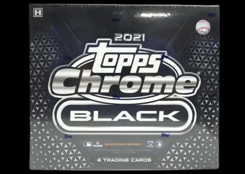 2021 Topps Chrome Black Baseball Hobby Box