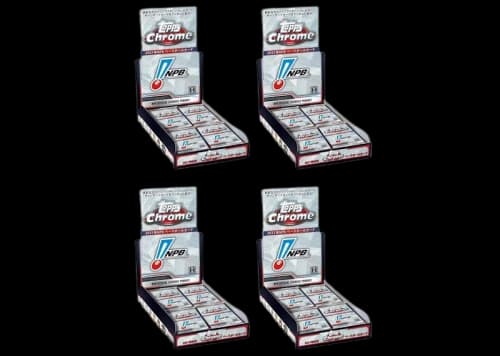 2021 Topps Chrome NPB (Nippon Professional Baseball) Baseball Hobby Box 4x Lot