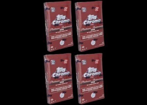 2021 Topps Chrome Platinum Anniversary Baseball Hobby Lite Box 4x Lot