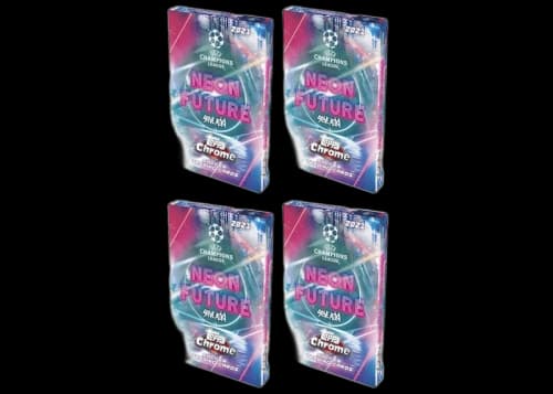 2021 Topps Chrome Steve Aoki UEFA Champions League Soccer Hobby Box 4x Lot
