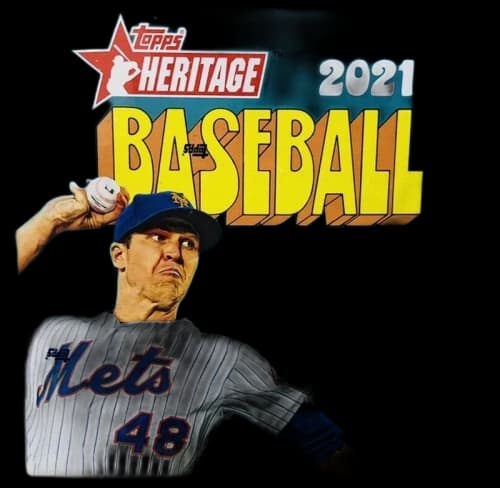 2021 Topps Heritage Baseball Mega Box (Blue Sparkle Parallels)
