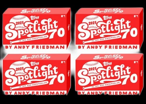 2021 Topps Spotlight 70 by Andy Friedman Baseball Box 4x Lot