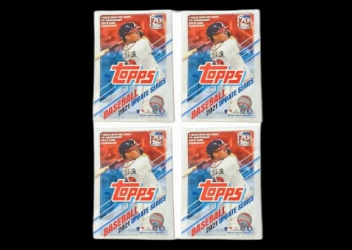 2021 Topps Update Series Baseball Blaster Box 4x Lot