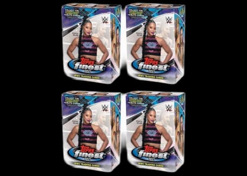 2021 Topps WWE Finest Wrestling Blaster Box 4x Lot