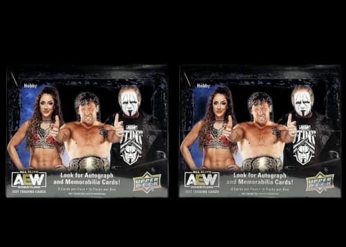 2021 Upper Deck All Elite Wrestling (AEW) Hobby Box 2x Lot