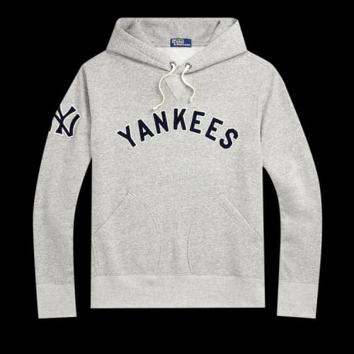 Polo by Ralph Lauren x New York Yankees Pullover Hoodie 'Heather Grey'
