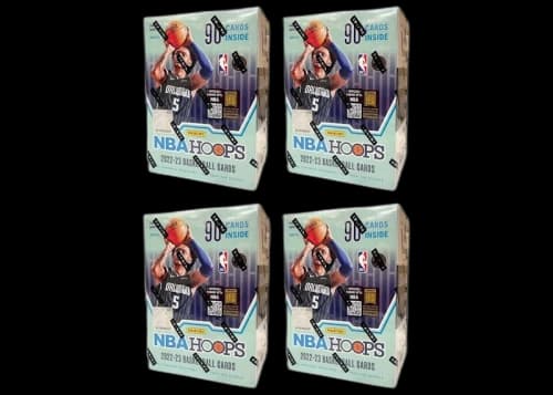 2022-23 Panini NBA Hoops Basketball Holiday Blaster Box 4x Lot
