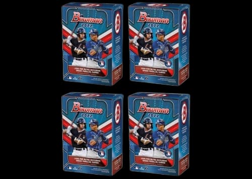 2022 Bowman Baseball Blaster Box 4x Lot