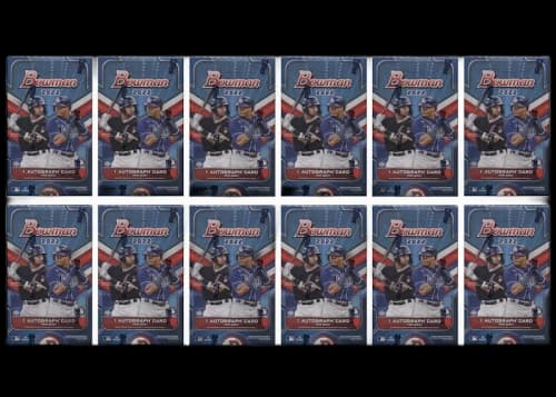 2022 Bowman Baseball Hobby Box 12x Lot