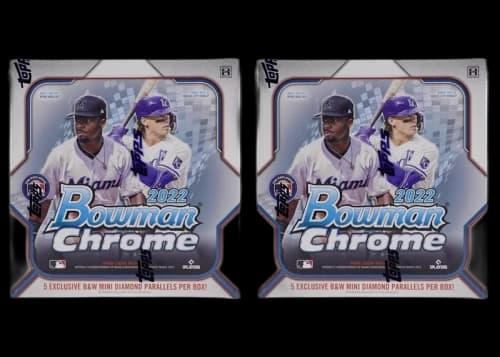 2022 Bowman Chrome Baseball Hobby Lite Box 2x Lot