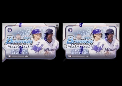 2022 Bowman Chrome Baseball HTA Choice Box 2x Lot