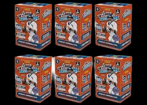 2022 Panini Absolute Football Blaster Box (Green Parallels) 6x Lot