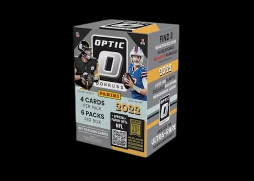 2022 Panini Donruss Optic Football Fanatics Exclusive 6-Pack Blaster Box (Red Hyper Paralells)