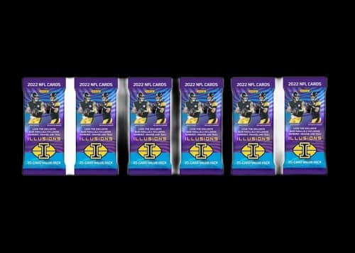 2022 Panini Illusions Football Jumbo Value Pack 6x Lot