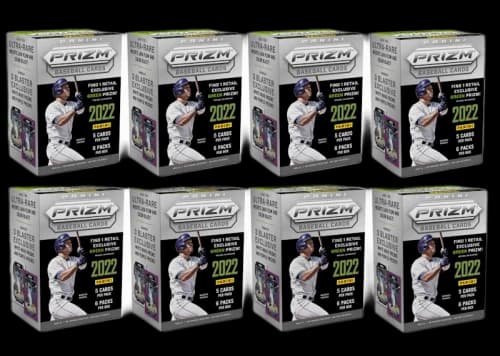 2022 Panini Prizm Baseball Blaster Box (Green Prizm) 8x Lot