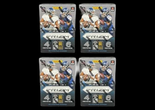 2022 Panini Prizm Football Blaster Box (Green Prizms) 4x Lot