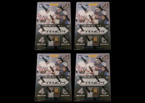 2022 Panini Prizm Football Blaster Box (Red, White, & Blue Prizms) 4x Lot