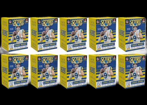 2022 Panini Score Football Blaster Box (Gold Parallels) 10x Lot