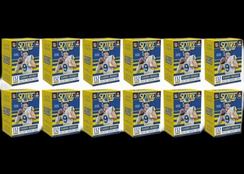 2022 Panini Score Football Blaster Box (Gold Parallels) 12x Lot