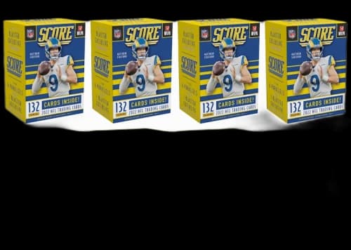 2022 Panini Score Football Blaster Box (Gold Parallels) 8x Lot