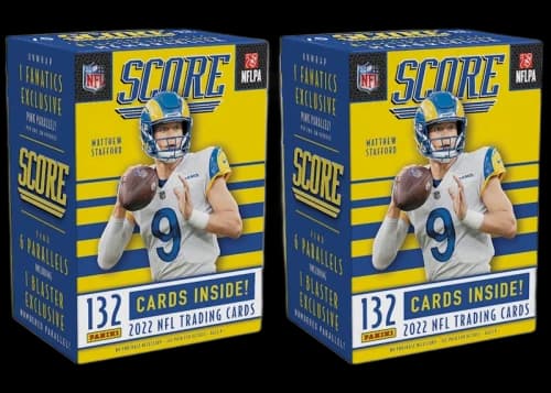 2022 Panini Score Football Fanatics Exclusive Blaster Box (Pink Parallels) 2x Lot