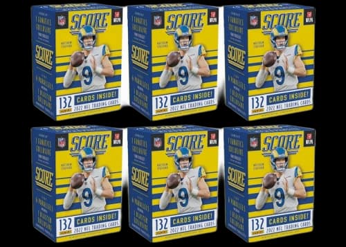 2022 Panini Score Football Fanatics Exclusive Blaster Box (Pink Parallels) 6x Lot
