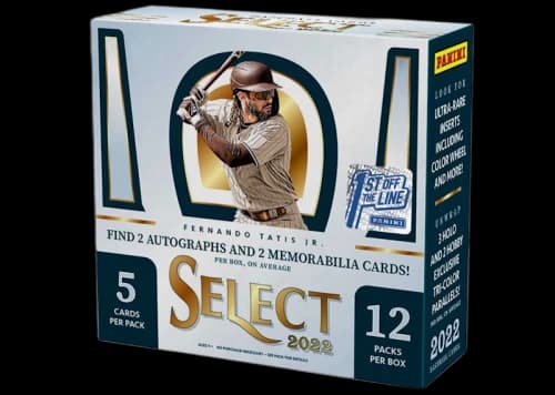 2022 Panini Select Baseball 1st Off The Line Hobby Box