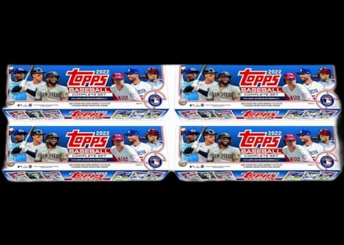 2022 Topps Baseball Complete Factory Set (Retail Blue) 4x Lot