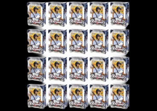 2022 Topps Chrome Baseball Blaster Box 20x Lot