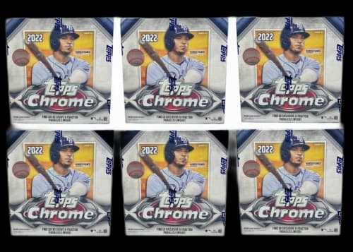 2022 Topps Chrome Baseball Mega Box 6x Lot
