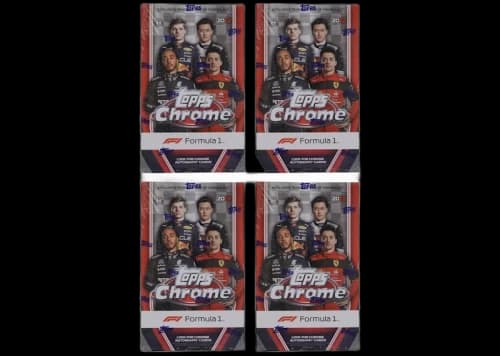 2022 Topps Chrome Formula 1 Racing Hobby Box (18 Packs) 4x Lot