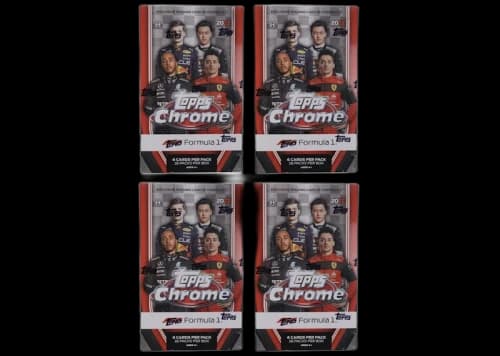 2022 Topps Chrome Formula 1 Racing Hobby Lite Box (16 Packs) 4x Lot