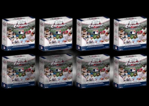 2022 Topps Chrome Logofractor Edition Baseball Box 8x Lot