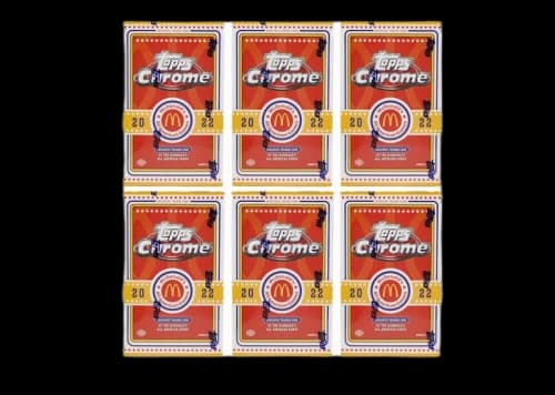 2022 Topps Chrome McDonald's All American Basketball Booster Box 6x Lot