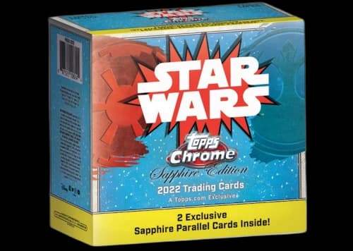 2022 Topps Chrome Star Wars Sapphire Edition Box