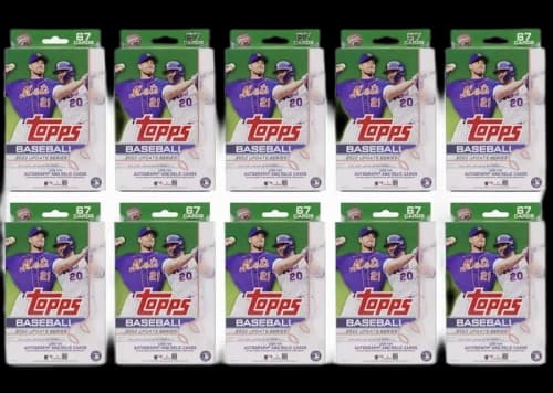 2022 Topps Update Series Baseball Hanger Box 10x Lot