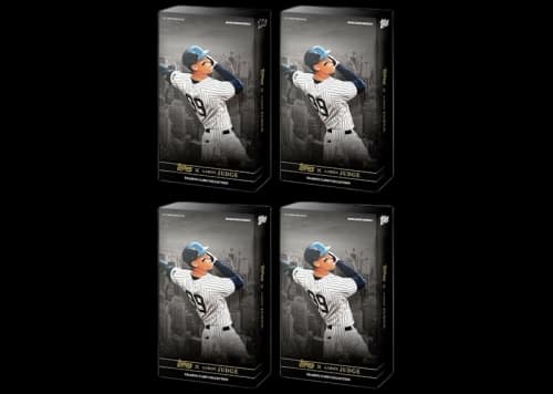 2022 Topps x Aaron Judge Baseball Curated Set 4x Lot