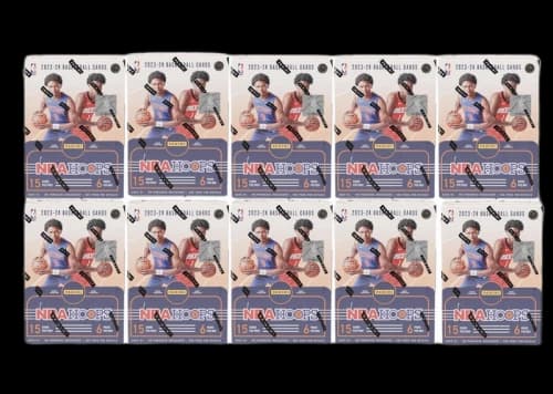 2023-2024 Panini NBA Hoops Basketball Blaster 10x Lot