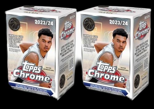 2023-24 Topps Chrome Basketball Value Box (2x Lot)