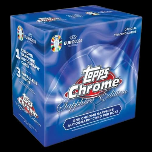2023-24 Topps Chrome UEFA Euro Sapphire Edition Hobby Box